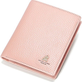 Scarecrow (MEXICAN) women's wallet short thin Korean version of the simple 2 fold head layer leather small wallet MQJ30772L-03 pink