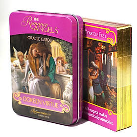 Bộ Bài Romance Angels Oracle Cards Hộp Sắt