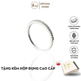 Nhẫn bạc 925 ANTA Jewelry, nhẫn nữ đính đá đẹp, đơn giản Sparking Line ATJ9022