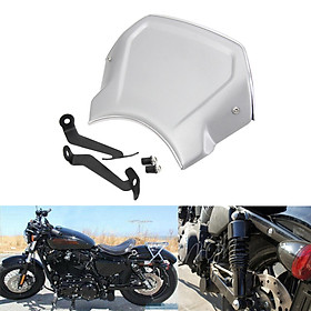 Motorcycles Windshield for  Modified Accessory Easy to Install black