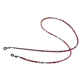 Polyester 79cm Eyeglass Sunglasses Holder Women Reading Glasses Strap Necklace