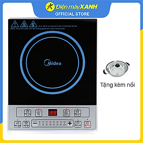 Bếp Điện Từ Midea MI-B2015DE - Đen - Hàng chính hãng