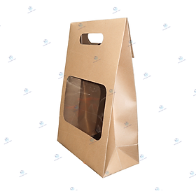 [KV] Gói 10 túi quà bằng giấy đựng quà tặng hình chữ nhật 1 cửa