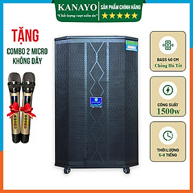 Mua Loa Kéo Karaoke Kanayo K-1500 Bass 40 Công Suất Lớn 1500 Watt 3 Đường Tiếng | Hàng chính hãng  Chất lượng cao