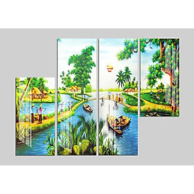 Tranh treo tường phòng khách, phòng ngủ/gỗ MDF chống ẩm mốc, mối mọt