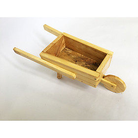 Xe rùa gỗ mini - phụ kiện trang trí đa năng