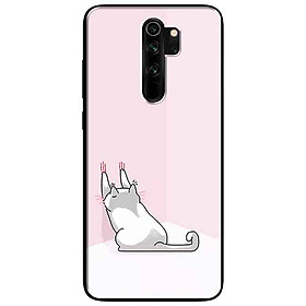 Ốp lưng in cho Xiaomi Redmi Note 8 Pro Mẫu Mèo Cào