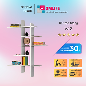 Mua Kệ gỗ trưng bày kiểu dáng thanh lịch SMLIFE Wiz