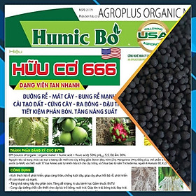 Mua Humic Bo_Phân hữu cơ cao cấp  dạng viên_Dưỡng rễ  mát cây_Tăng khả năng đậu trái