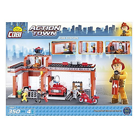 Đồ chơi lắp ráp trạm cứu hỏa Cobi 1466