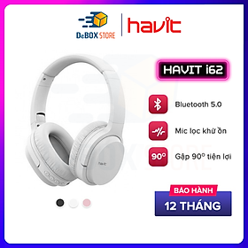 Mua Tai Nghe Bluetooth Headphone HAVIT i62  Driver 40mm  Bluetooth 5.0  Nghe Đến 8H  Gập Gọn 90 - Hàng Chính Hãng