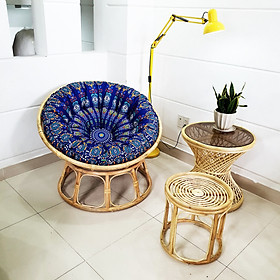 Mua Ghế papasan  (vải bố in hoạ tiết)