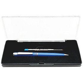 Bút Bi Nắp Vặn Cao Cấp 1.0 mm - Bizner BIZ-12 - Màu Xanh Dương - Mực Xanh