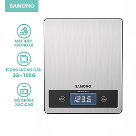 Mua Cân tiểu ly điện tử mini SAMONO SW-KS03 dùng cho nhà bếp độ chính xác cao - Hàng chính hãng