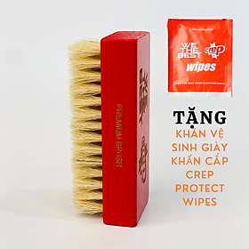 Bàn Chải Lông Ngựa Giặt Giày Crep Protect - Hàng Chính Hãng