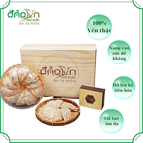 Tổ yến Hồng tinh chế nguyên sợi Đảo Yến Phú Quốc - Yến sào nguyên chất tinh chế (100gr)/ sạch lông - Tăng cường sức đề kháng - Bổ khí dưỡng nhan - Tăng cường sinh lực nam nữ - Phục hồi sau sinh