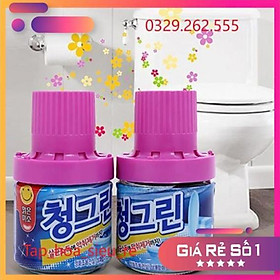 Mua (Rẻ Vô địch) Lọ Thả bồn cầu Hàn Quốc Cao Cấp Có Nắp Bạc Giữ Mùi Thơm Lâu