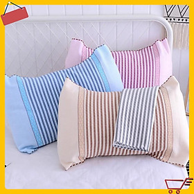 Mua GIÁ SỈ Bao gối kẻ sọc 50x71cm dễ giặt và nhanh khô  hạn chế tình trạng lún xẹp 7094