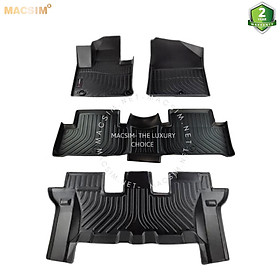 Hàng loại 2 Thảm lót sàn xe ô tô Kia Sorento 2014 - 2020 ( 3 hàng ghế) Nhãn hiệu Macsim chất liệu nhựa TPE