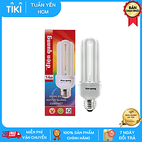 Mua Bóng Đèn Compact Điện Quang ĐQ-CFL-3U-T4-14W-DL-E27 - Ánh Sáng Trắng