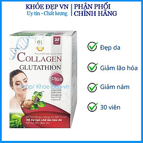 Viên uống đẹp da Collagen Glutathion Plus giúp tăng cường nội tiết tố