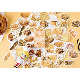 Bộ 46 Sticker Bánh Ngọt Hàn Quốc dán trang trí E79