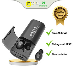 Mua Tai nghe bluetooth FLOVEME S11 Kiêm sạc dự phòng  4800mAh - Pin siêu khủng -  Chống nước IPX5  - Cảm ứng vân tay - Hàng Chính Hãng