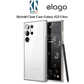 Ốp Lưng Case Dành Cho Samsung Galaxy S23 Ultra, Elago Hybrid Clear Case - Hàng Chính Hãng