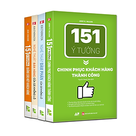 [Download Sách] Bộ Sách Bán Hàng Đỉnh Cao: 151 Ý Tưởng Chinh Phục Khách Hàng Thành Công, 151 Ý Tưởng Quảng Cáo Hút Khách Hàng, Nghệ Thuật Đàm Phán Và Bán Hàng Của Gã Khổng Lồ