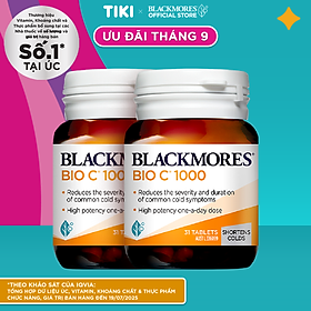 Combo 2 Lọ 31 Viên Uống Bổ Sung Vitamin C Blackmores Bio C 1000mg
