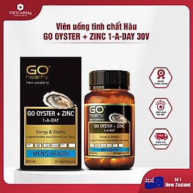 Viên uống tinh chất Hàu nhập khẩu chính hãng New Zealand GO OYSTER + ZinC (30 viên) giúp tăng cường sinh lý nam, cải thiện chất lượng tinh trùng