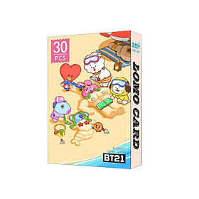 Bộ lomo card bt21 bts mới nhất