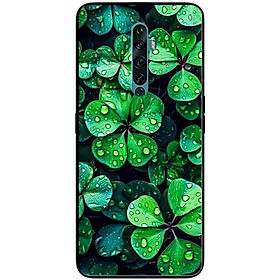 Ốp lưng cho Oppo Reno 2Z - 2F - 6Z - 7Z 5G - 8Z 5G - 8T 4G - 8T 5G - A96 5G - Cỏ May Mắn - Hàng Chính Hãng