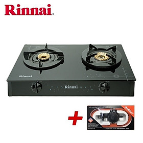Mua Bếp gas 7 tấc Rinnai RV-7 Double Glass (SP)  Chén đồng có đầu hâm tiết kiệm gas - Hàng chính hãng