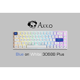 Mua Bàn phím AKKO 3068B Plus Blue On White - Hàng chính hãng