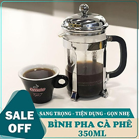 Mua Bình pha cafe  pha trà chuẩn kiểu Pháp. Bình cafe để bàn 350ml(miễn phí vận chuyển)