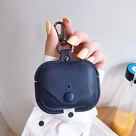 Bao da kai dành cho airpods pro 2/ airpods 1, 2/ airpods 3/ airpods pro kèm móc treo- hàng chính hãng