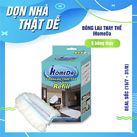 Bông lau thay thế cho chổi quét bụi iHomeda ( 1 hộp/ 6 bông lau) - iHomeDa Refill's iHomeda duster ( 1 box/ 6 refill )