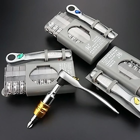 12Pcs Mini Ratchet Screwdriver Set Ratchet Wrench Set