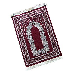 Prayer Mat Rectangle with Flower Pattern for Party Indoor Outdoor