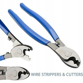 Dụng cụ cắt dây cáp điện có thể điều chỉnh 200mm Dụng cụ cắt dây cáp điện để cắt cáp bọc nhôm, đồng và nhựa