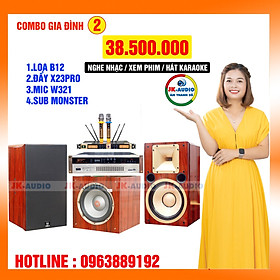 Mua Combo karaoke gia đình loa B12 trị giá 38 5 triệu - Hàng chính hãng