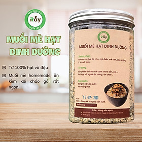 Mua Muối mè hạt dinh dưỡng Rẫy Đaklak 100% nguyên chất từ hạt  đậu và mè đen dân trồng tự nhiên