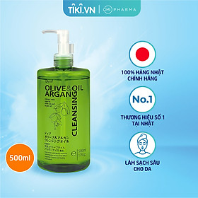 DẦU TẨY TRANG OLIVE & ARGAN DEVE NHẬT BẢN (CHAI 500ML)