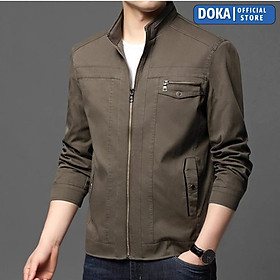 Áo khoác kaki nam cao cấp thời trang, có túi trong tiện lợi cao cấp phong cách thời trang Dokafashion DKN15