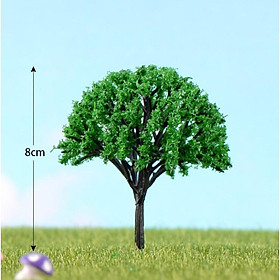 Mua KHO-HN * Mô hình cây nhựa tán tròn thích hợp trang trí nhà búp bê  sa bàn  tiểu cảnh  DIY (TK)