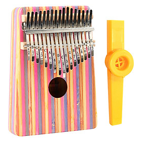 Đàn Kalimba 17 Phím Gỗ Trúc Yael Y17B-P Trúc Hồng Kèm Kèn Kazoo