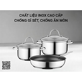 Mua Bộ nồi inox Bosch HEZ9SE030 3 món