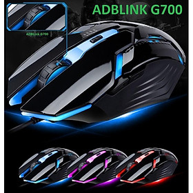 Mua Chuột Quang Chơi Game Có Dây G700 ADBLink Đèn Led Đổi Màu - Hàng Chính Hãng