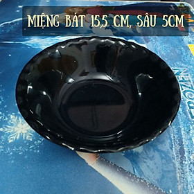 Mua Tô  bát tròn nhựa phíp cao cấp viền lượn dùng đựng canh  ăn chè  sữa chua  hoa quả dầm